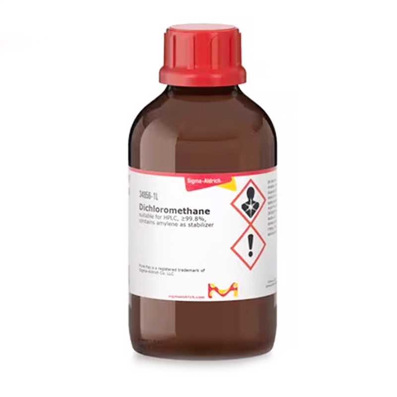 Sigma-Aldrich 34856 Dichloromethane suitable for HPLC, ≥99.8%, contains amylene as stabilizer 1 L