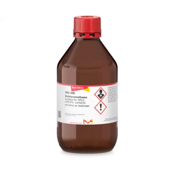 Sigma-Aldrich 34856 Dichloromethane suitable for HPLC, ≥99.8%, contains amylene as stabilizer 1 L
