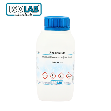 ISOLAB 996.026.1000 Zinc chloride for Analysis ACS, ISO, Reag. Ph. Eur CAS No.: 7646-85-7 1 kg