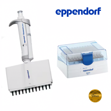 Eppendorf Research® plus 0.5-10 µL 12 Kanallı Ayarlanabilir Otomatik Pipet