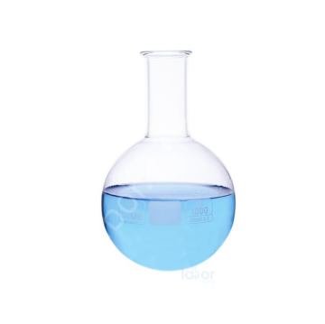 ISOLAB Balon - Cam - Dibi Yuvarlak - Şeffaf - 2000 ml / 1 Adet