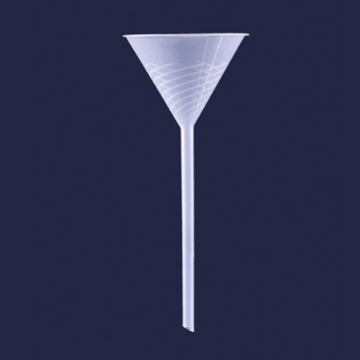 ISOLAB Genel Amaçlı Huni - P.P - Yivli  - Uzun Saplı  Ø80 mm