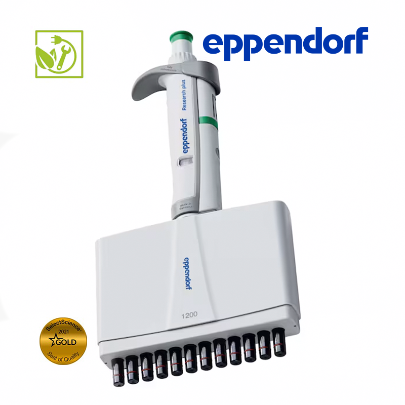 Eppendorf Research® plus 120-1200 µL 12 Kanallı Ayarlanabilir Otomatik Pipet