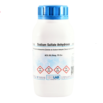 ISOLAB 969.146.1000 Sodium Sulfate Anhydrous for Analysis ACS, ISO, Reag. Ph. Eur CAS No.: 7757-82-6 1 kg