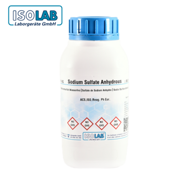 ISOLAB 969.146.1000 Sodium Sulfate Anhydrous for Analysis ACS, ISO, Reag. Ph. Eur CAS No.: 7757-82-6 1 kg