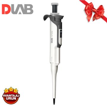 DLAB HiPette Colorful Fully 5-50 μL Ayarlanabilir Otomatik Pipet