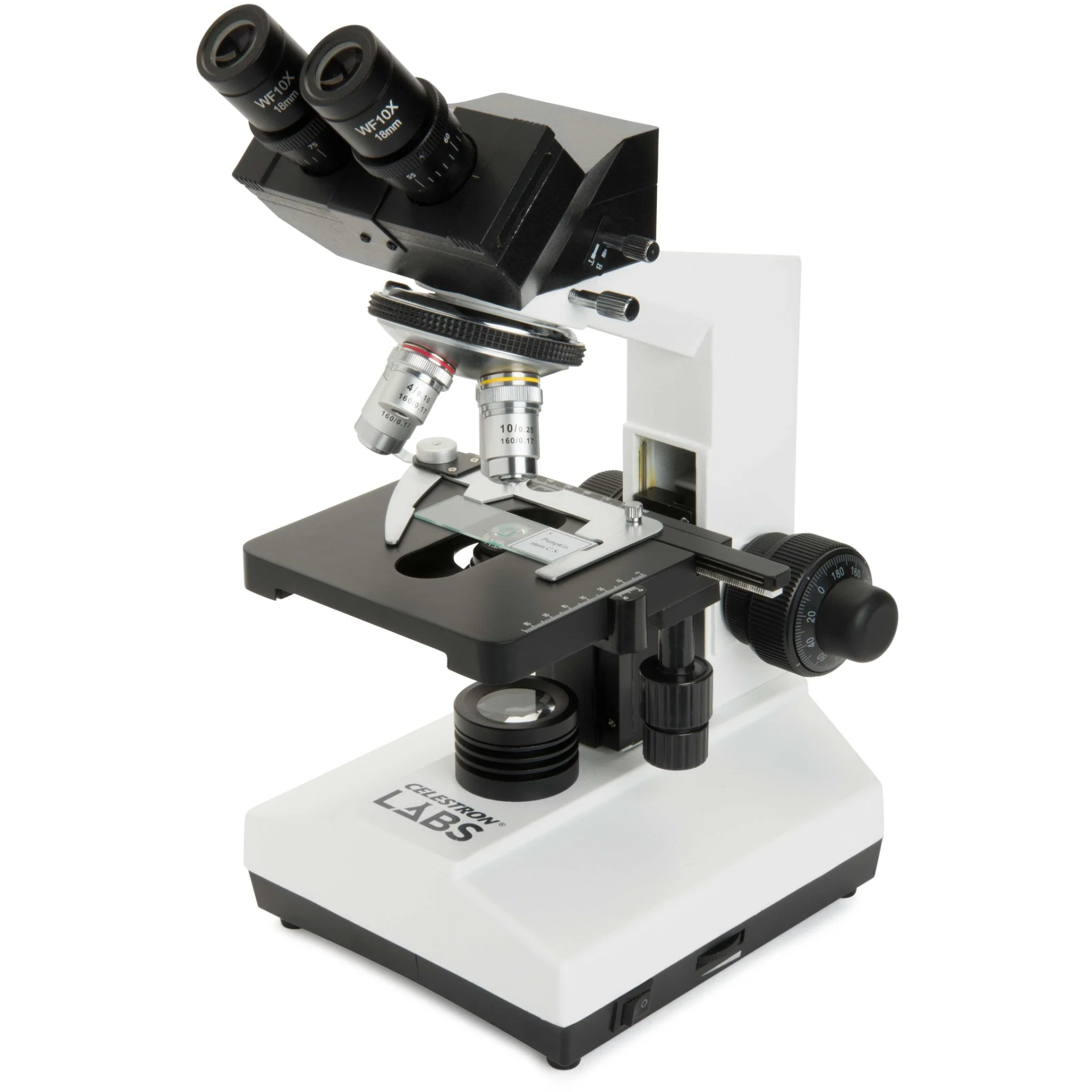 Celestron Labs 44132 CB2000C Trinoküler Bileşik Mikroskop 40x-2000x Büyütme Hazır Preparatlı Kamera Uyumlu