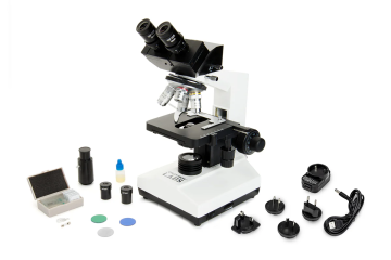 Celestron Labs 44132 CB2000C Trinoküler Bileşik Mikroskop 40x-2000x Büyütme Hazır Preparatlı Kamera Uyumlu