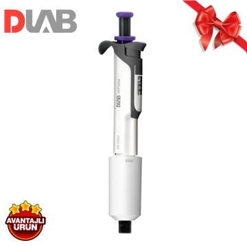 DLAB HiPette Colorful Fully 500-5000 μL Ayarlanabilir Otomatik Pipet