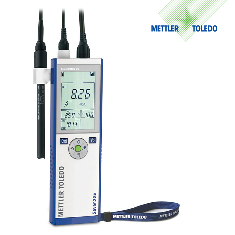 METTLER TOLEDO Seven2Go™ DO Ölçer S4 Std Kit InLab 605-ISM IP67 DO Elektrodu ile