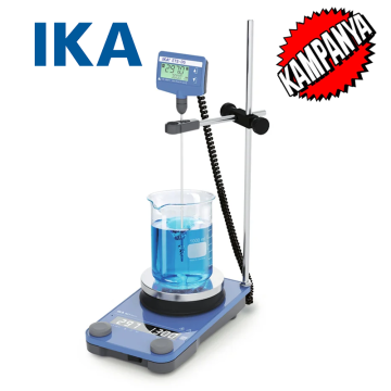 IKA RCT basic Isıtıcılı Manyetik Karıştırıcı ETS-D5 Kontak Termometre ile 20 L / 1500 rpm/ 310 °C