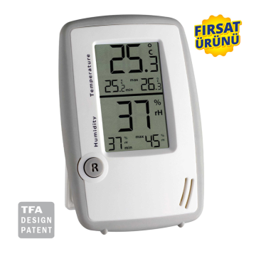 TFA 30.5015.02 Dijital Termo Higrometre TFA 30.5015 Dijital Termo Higrometre  -10... 70 °C / 14... 99 %