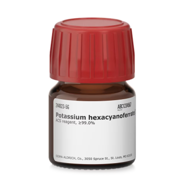 Sigma-Aldrich 244023 Potassium hexacyanoferrate(III) ACS reagent, ≥99.0% 5 gr