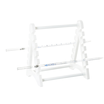 ISOLAB Pipet Standı - P.P - Yatay  12 Pipet Kapasiteli / 1 Adet