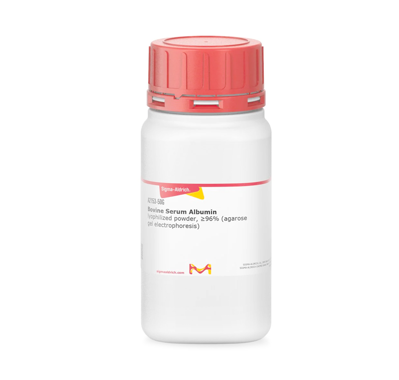 Sigma-Aldrich A2153 Bovine Serum Albumin lyophilized powder, ≥96% (agarose gel electrophoresis) 50 gr