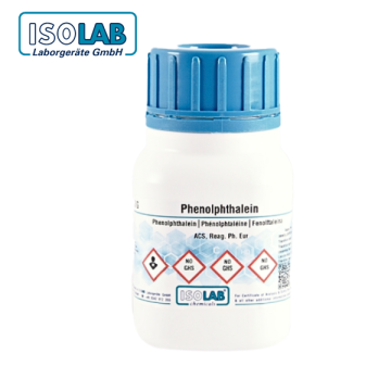 ISOLAB 959.096.0100 Phenolphthalein ACS, Reag. Ph. Eur CAS No.: 77-09-8 100 gr