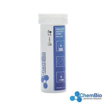 Chembio CB4200 Perasidik Asit Test Şeridi Yüksek Seviye 0.. 500 ppm (50 Test)
