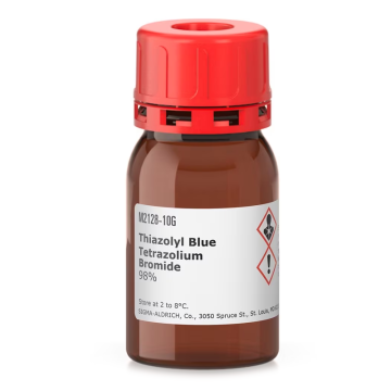 Sigma Aldrich M2128 Thiazolyl Blue Tetrazolium Bromide 98% CAS No.: 298-93-1 100 mg