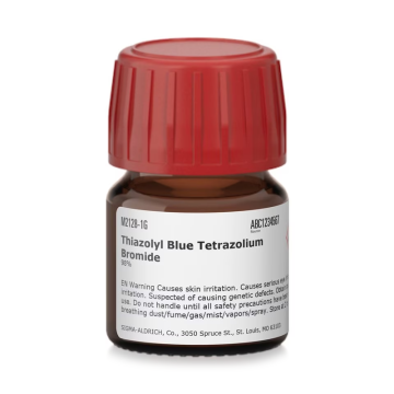 Sigma Aldrich M2128 Thiazolyl Blue Tetrazolium Bromide 98% CAS No.: 298-93-1 1 gr