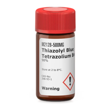 Sigma Aldrich M2128 Thiazolyl Blue Tetrazolium Bromide 98% CAS No.: 298-93-1 1 gr