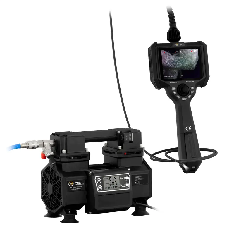 PCE VE 260HT-KIT Boroskop/Videoskop ve Kompresör