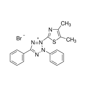 Sigma Aldrich M2128 Thiazolyl Blue Tetrazolium Bromide 98% CAS No.: 298-93-1 10 gr