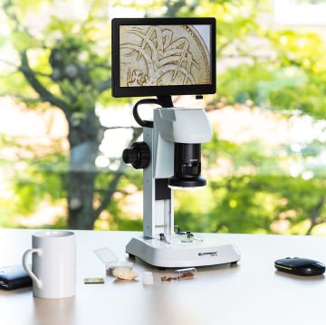 BRESSER Analyth 0,7X - 4,5X LCD Mikroskop Sony IMX335 Görüntü Sensörlü Kameralı