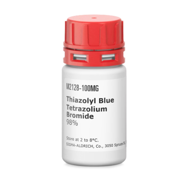 Sigma Aldrich M2128 Thiazolyl Blue Tetrazolium Bromide 98% CAS No.: 298-93-1 5 gr