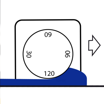 TQC Simex Baker Tip Silindirik Aplikatör (4 Yüzlü)  30-60-90-120 Um  60 mm