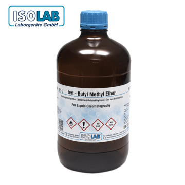 ISOLAB 908.027.2501 Tert-Butyl Methyl Ether for Liquid Chromatogaphy CAS No.: 1634-04-4 2.5 L