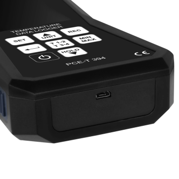 PCE T394 Termometre Data Logger -210... 1370 °C K ve J tipi Termokupl Yazılım Dahil