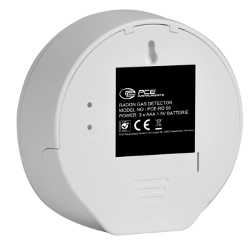 PCE RD 50 Radon Gazı Ölçer (Radon Dedektörü) 0... 9999 Bq/m³ | 0... 500 pCi/L