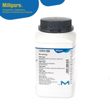 Merck 101614 Agar-Agar granulated, purified and free from inhibitors, suitable for microbiology 1 kg