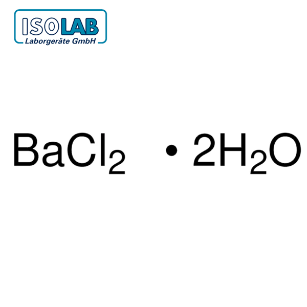 ISOLAB 905.016.1000 Barium Chloride Dihydrate for Analysis ACS, ISO, Reag. Ph. Eur CAS No.: 10326-27-9 1 kg