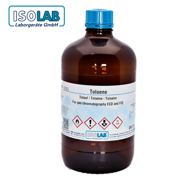 ISOLAB 973.014.2501 Toluene for Gas Chromatography ECD and FID CAS No.: 108-88-3 2.5 L