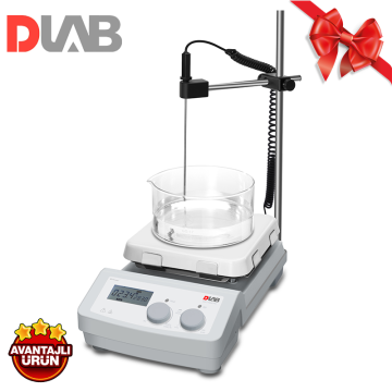 DLAB MS7-H550-Pro SET2 Isıtıcılı Manyetik Karıştırıcı  100... 1.500 rpm / RT... 550 ℃ / 20 L