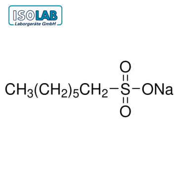 ISOLAB 930.02P.0100 1-Heptane sulfonic acid sodium salt Anhydrous for Ion Pair Chromatography CAS No.: 22767-50-6 100 gr