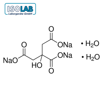ISOLAB 969.046.1000 tri-Sodium citrate dihydrate for Analysis ACS, ISO, Reag. Ph. Eur CAS No.: 6132-04-3 1 kg
