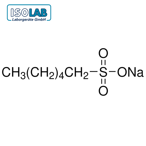 ISOLAB 930.03P.0101 Hexane-1-sulfonic acid sodium salt for Ion Pair Chromatography CAS No.: 2832-45-3 100 gr