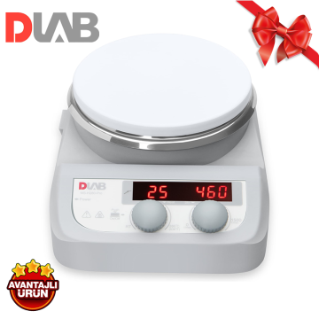 DLAB MS-H280-Pro Isıtıcılı Manyetik Karıştırıcı  200... 1.500 rpm / RT... 280 °C / 3 L / Sadece Cihaz