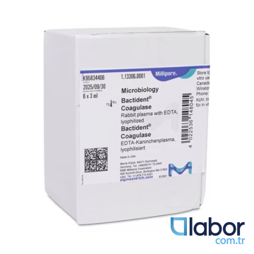 Merck 113306 Bactident® Coagulase Rabbit Plasma With Edta, LyopHilized 6 X 3 ml