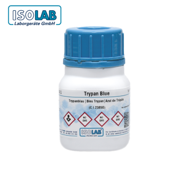 ISOLAB 974.D01.0050 Trypan Blue (C.I.23850) for Microscopy CAS No.: 72-57-1 50 gr