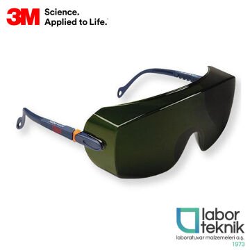 3M™ 2805 Konfor Serisi Koruyucu Gözlük Üstü Kaynak Gözlüğü (Kaynak Tonu 5,0) Lens (Siyah)