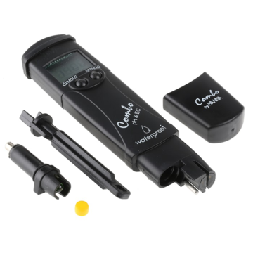 HANNA HI98130 Combo Cep Tipi pH/EC/TDS Ölçer Waterproof 0.0... 14.0 pH / 0... 20.00 mS/cm