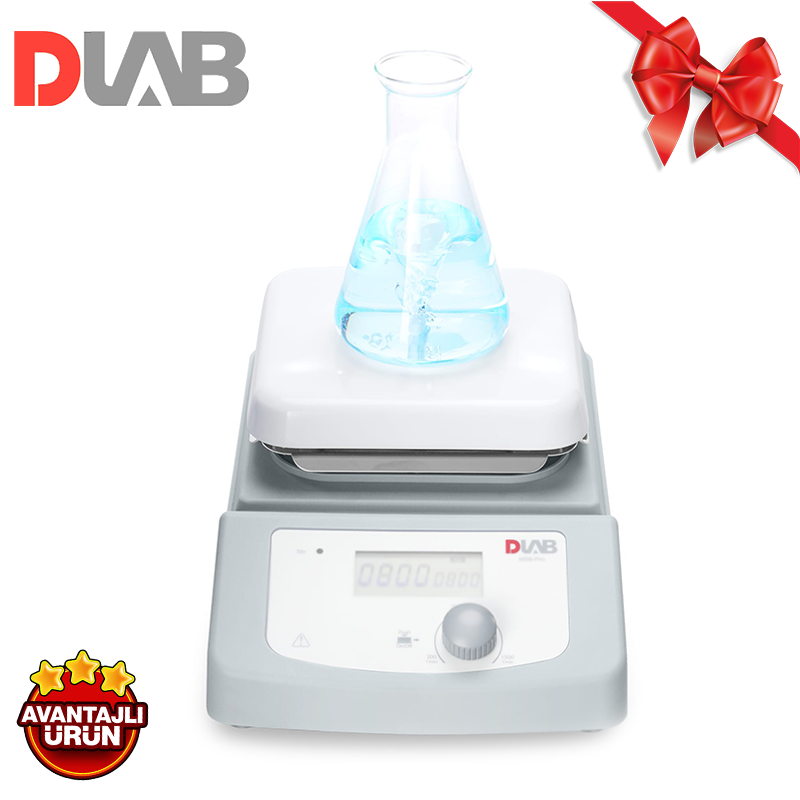 DLAB MS6-Pro Manyetik Karıştırıcı  0... 1.500 rpm / 10 L  Dijital Hız Göstergeli