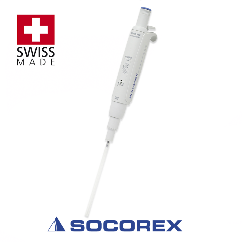 SOCOREX Acura® dilute 810 1:10 Seyreltme Pipeti 1 / 0,1 mL
