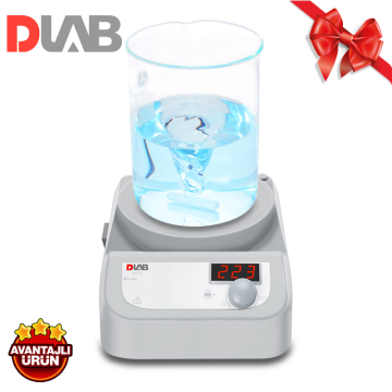 DLAB MS-PA Manyetik Karıştırıcı  100... 1.500 rpm / 3 L  Dijital Hız Göstergeli