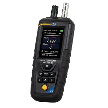 PCE MPC 15 Hava Ölçüm Cihazı (Partikül Ölçüm Cihazı) 0.3 µm... 2.5 µm / -10... 60 °C / 0... 100% n.o.