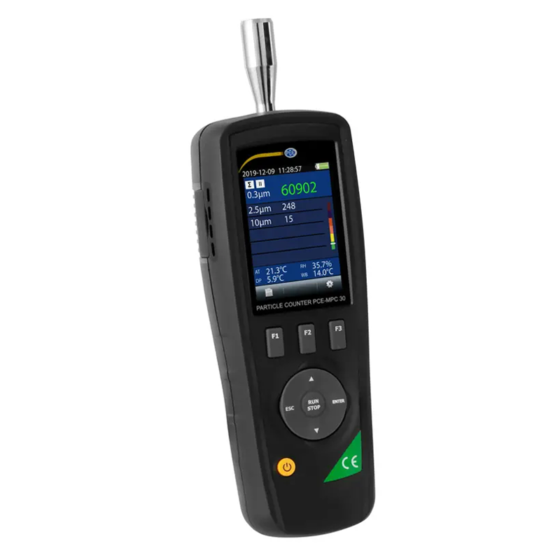 PCE MPC 30 Hava Ölçüm Cihazı (Partikül Ölçüm Cihazı) 0.3, 2.5 ve 10 µm / 0... 50 °C / 0... 100% n.o.