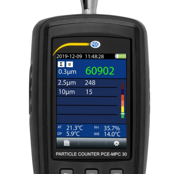 PCE MPC 30 Hava Ölçüm Cihazı (Partikül Ölçüm Cihazı) 0.3, 2.5 ve 10 µm / 0... 50 °C / 0... 100% n.o.